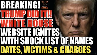 OMG! TRUMP DID IT! White House Website IGNITES With SHOCKING LIST of Names, Dates, Victims & Charges