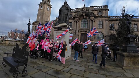 South Shields Migrant Protest - Sat. 22/11/25 - 'Two shiners & a broken sneck' series