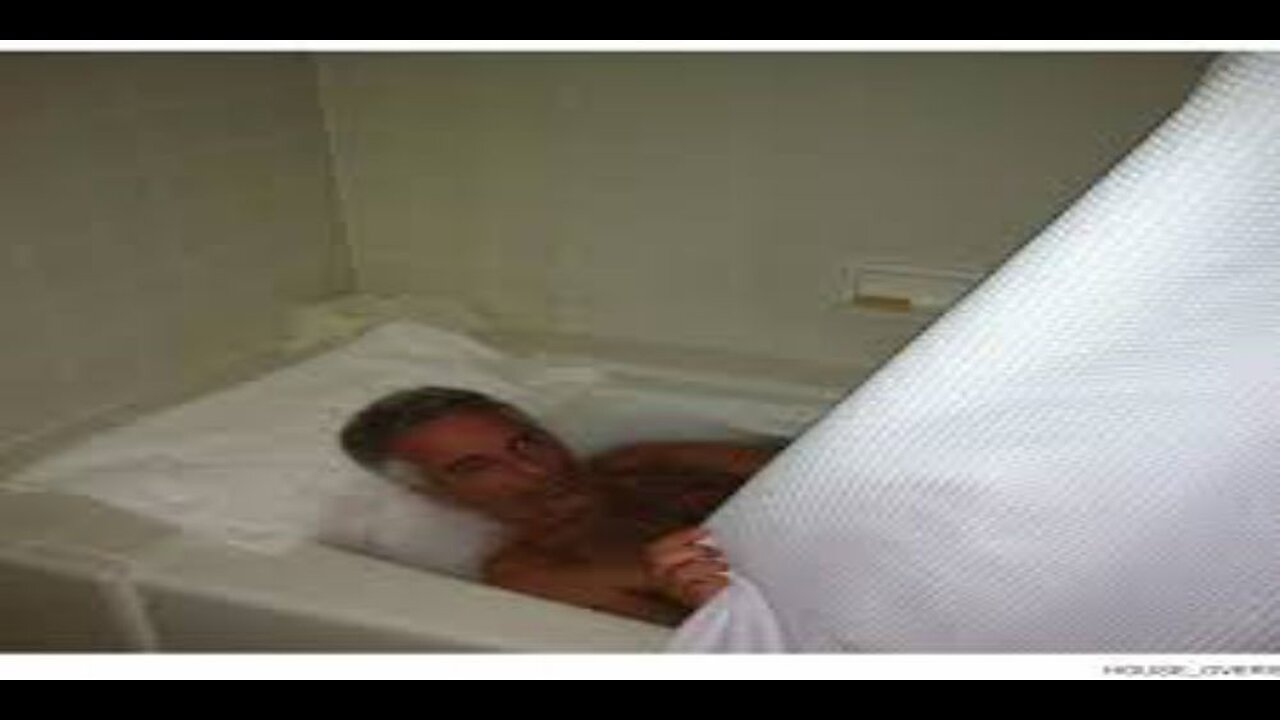 Image of Epstein Smiling Naked in a Bathtub Released