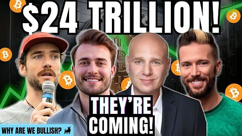 NEW: $24 TRILLION Institutional Bitcoin Bombshell? | Cedric Youngelman, Joe Consorti, Seb Bunney