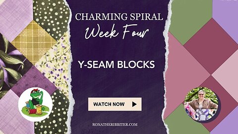 How to Stitch a Y-Seam - Charming Spiral Quilt Along Week Four