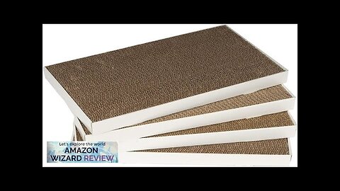 Amazon Basics Corrugate Cat Scratchers 4 Pack White Review