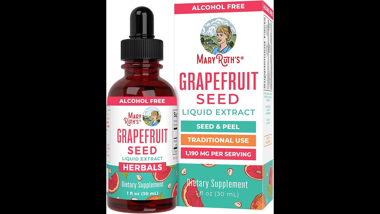 MaryRuth Organics Grapefruit Seed Extract Grapefruit Seed Oil Drops