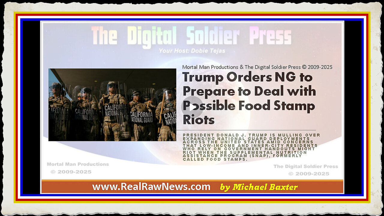 Trump Orders NG To Prepare To Deal With Possible Food Stamp Riots