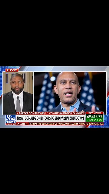 Byron Donalds BLASTS Hakeem Jeffries