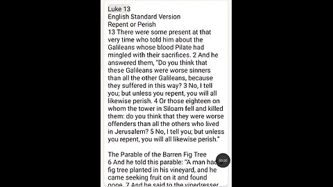 Luke Chapter 13 ESV