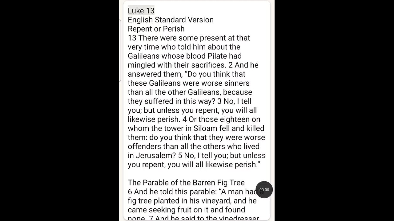 Luke Chapter 13 ESV