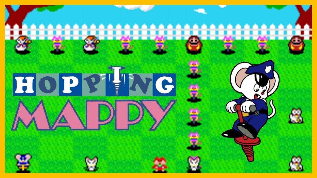 Hopping Mappy (1986) - Arcade Game
