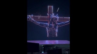 Christmas display w/ 1,000 drones reenact' the story of Jesus from birth to death - Manvel, Texas Church ~ BREITBART