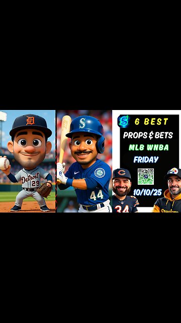 🔥6 Best Detroit Tigers vs Seattle Mariners 10/10 | MLB PICKS & PROPS | WNBA PROPS | PRIZEPICKS