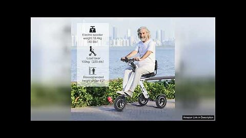 TopMate ES35 Powered Scooter 3 Wheels Foldable Trike with Backrest Seat Review