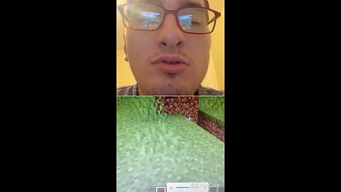 Playing Minecraft