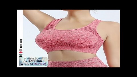 Women Sports Bra Top Push Up Fitness Yoga Bra Underwear Sport Tops Review