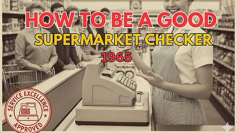 How to Be a good Supermarket Checker 1965: Vintage History Vault Films.