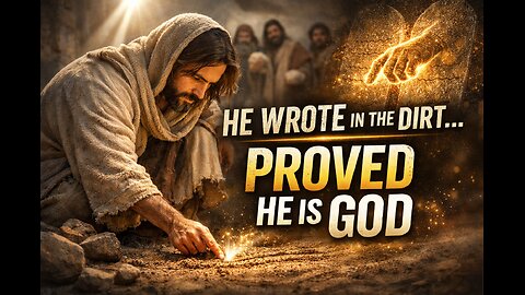 Jesus Didn’t Just Write in the Dirt — He Revealed Who He Really Was.