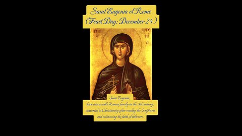 Saint Eugenia of Rome – The Martyr of Faith and Virtue