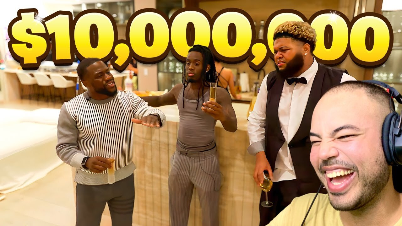 Kalkazian react Kai Cenat Live | Kevin Hart’s $10,000,000 House Tour! Ft Kai Cenat & Druski