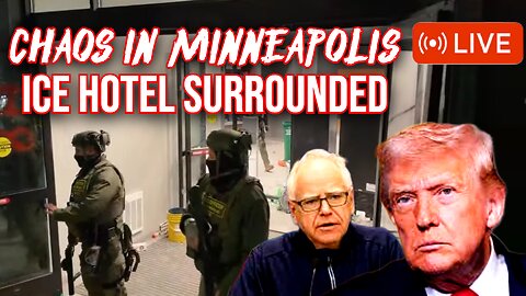 ICE HOTEL UNDER SIEGE: Protesters SURROUND Building After Shooting as Police Flood the Scene