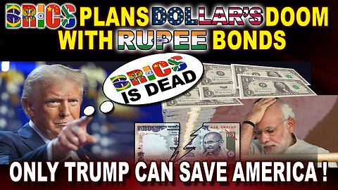 LIVE : 01-10-25 | BRICS PLANS DOLLAR'S DOOM WITH RUPEE BONDS—ONLY TRUMP CAN SAVE AMERICA !