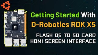 Getting Started with D-Robotics RDK X5 | Flash Ubuntu Desktop OS to SD Card | HDMI Screen Setup |
