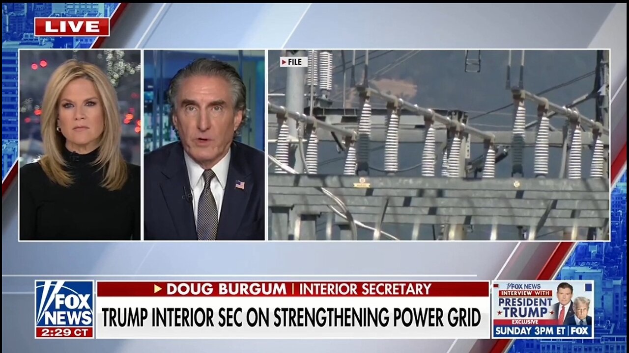 Interior Secretary: We've Got To Get Electrical Grid Back In Shape