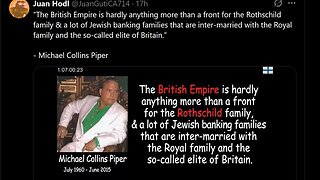 British Empire is a front for the Rothchilds - Michael Collins Piper