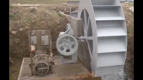 Water wheel power - Free Energy - Hydro