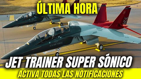 ✅ Jet para entrenar supersónico T-7A Red Hawk Boeing