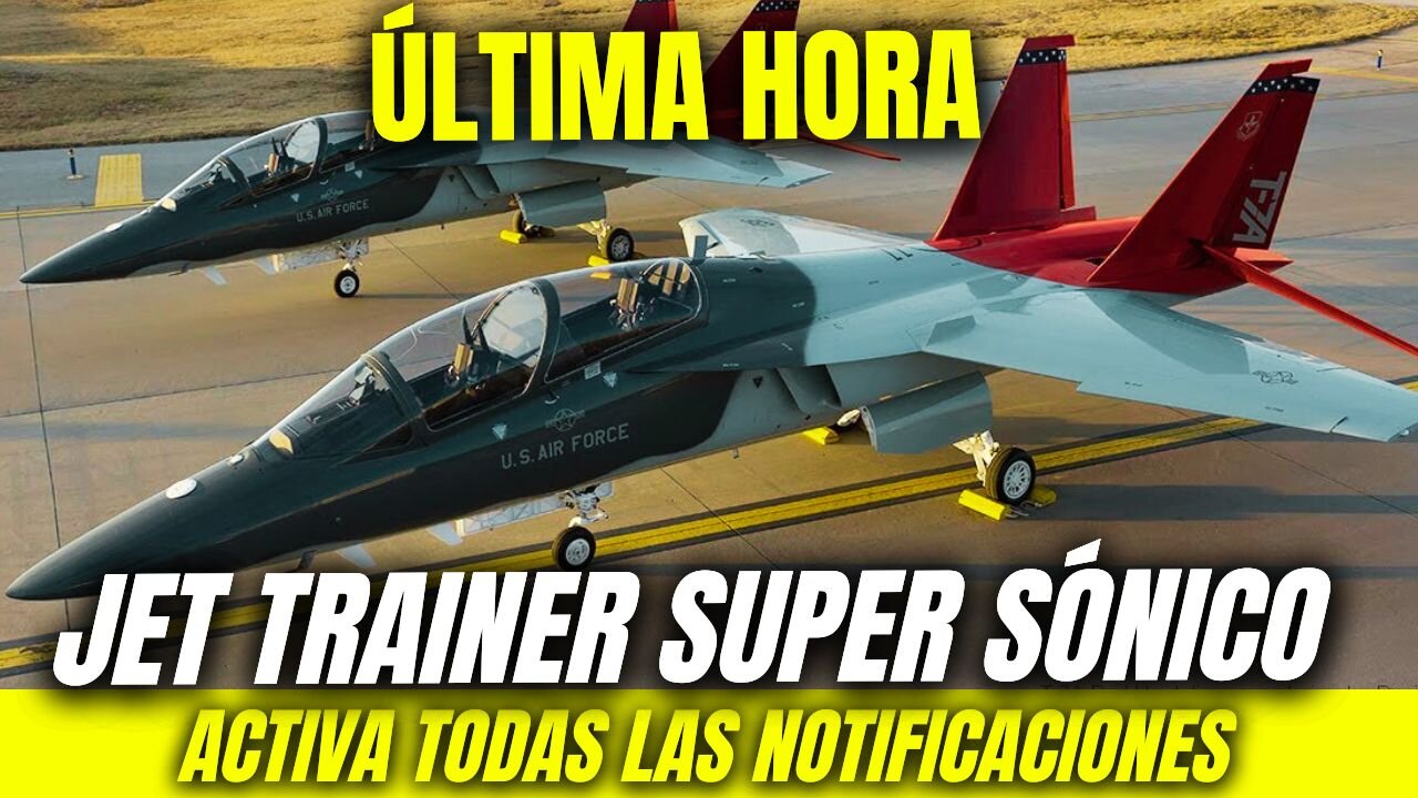 ✅ Jet para entrenar supersónico T-7A Red Hawk Boeing