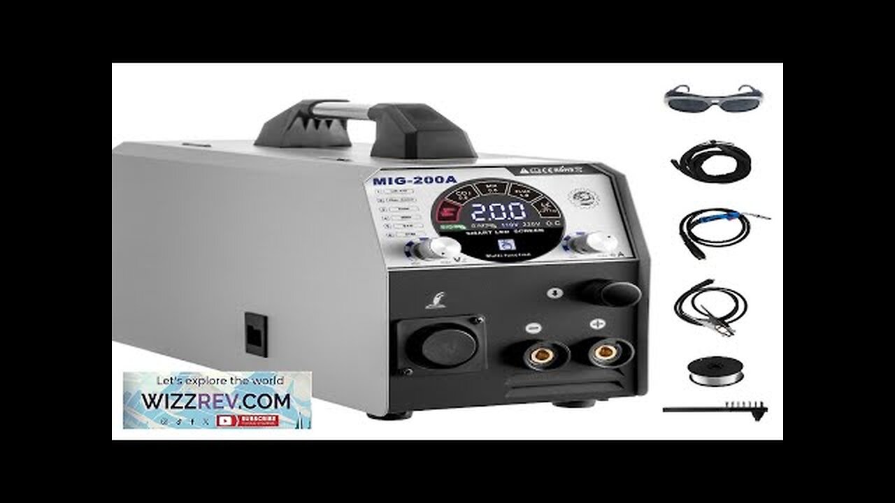 VEVOR MIG TIG MMA Welder 200A Welding Machine 6 in 1 Combo Review