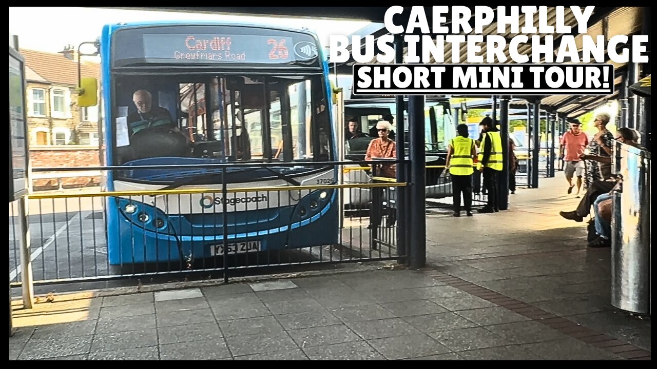 Brief Quick Tour Of Caerphilly Bus Station