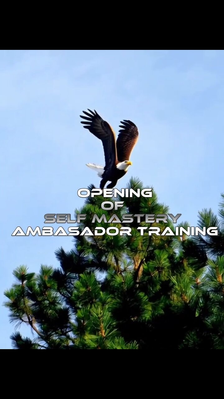 Opening of Self Mastery Ambassador Training