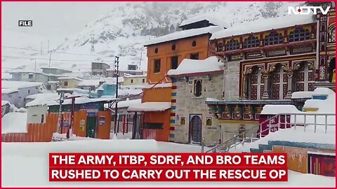 Badrinath Avalanche _ 45 Workers Trapped Under Snow As Glacier Burst In Uttarakhand's Badrinath