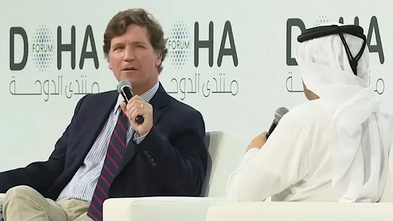 Bombshell Tucker Carlson full panic After Qatar Minister exposed him