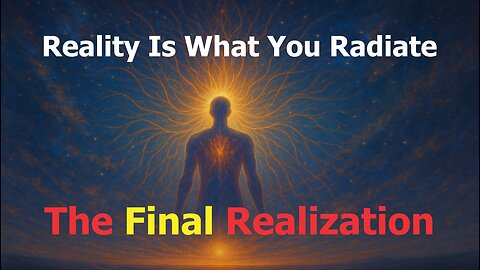 Reality Is What You Radiate: The Final Realization
