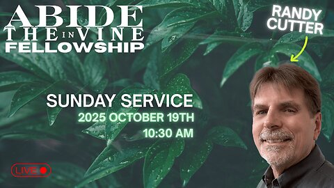 Abide Live | Oct. 19th | with Randal Cutter