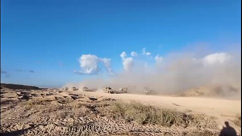 🇮🇱🇮🇱🕊🇵🇸 — Merkava MK-4s of IDF's Golani Brigade were seen