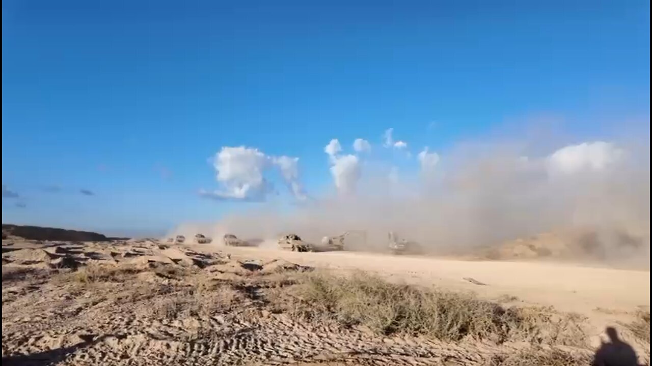🇮🇱🇮🇱🕊🇵🇸 — Merkava MK-4s of IDF's Golani Brigade were seen