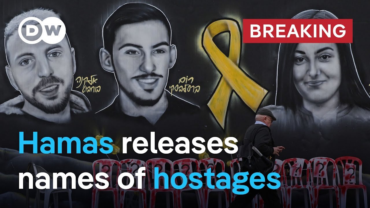Hamas releases names of four Israeli hostages set to be released | DW News