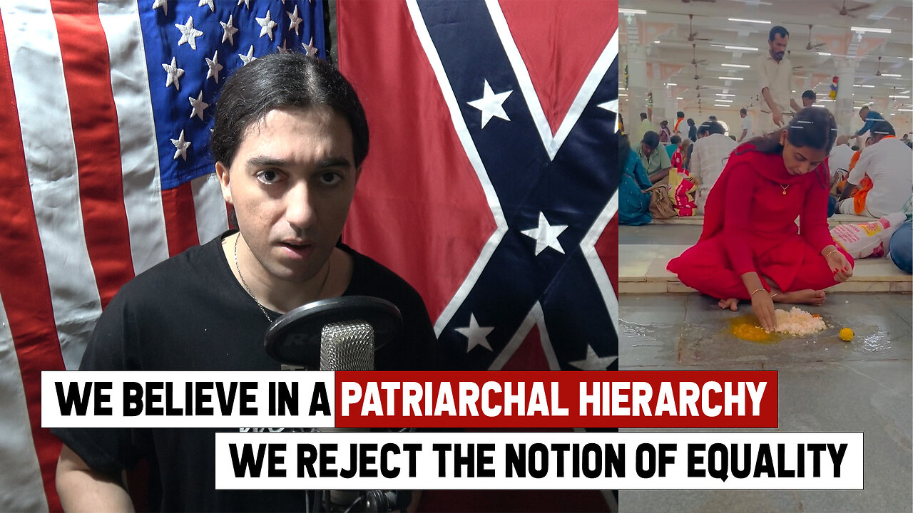 We believe in a patriarchal hierarchy, we reject the notion of equality [26]