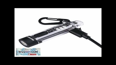 NEXTORCH K40 700lm Mini Size Bright EDC LED Keychain Flashlight With UV Review