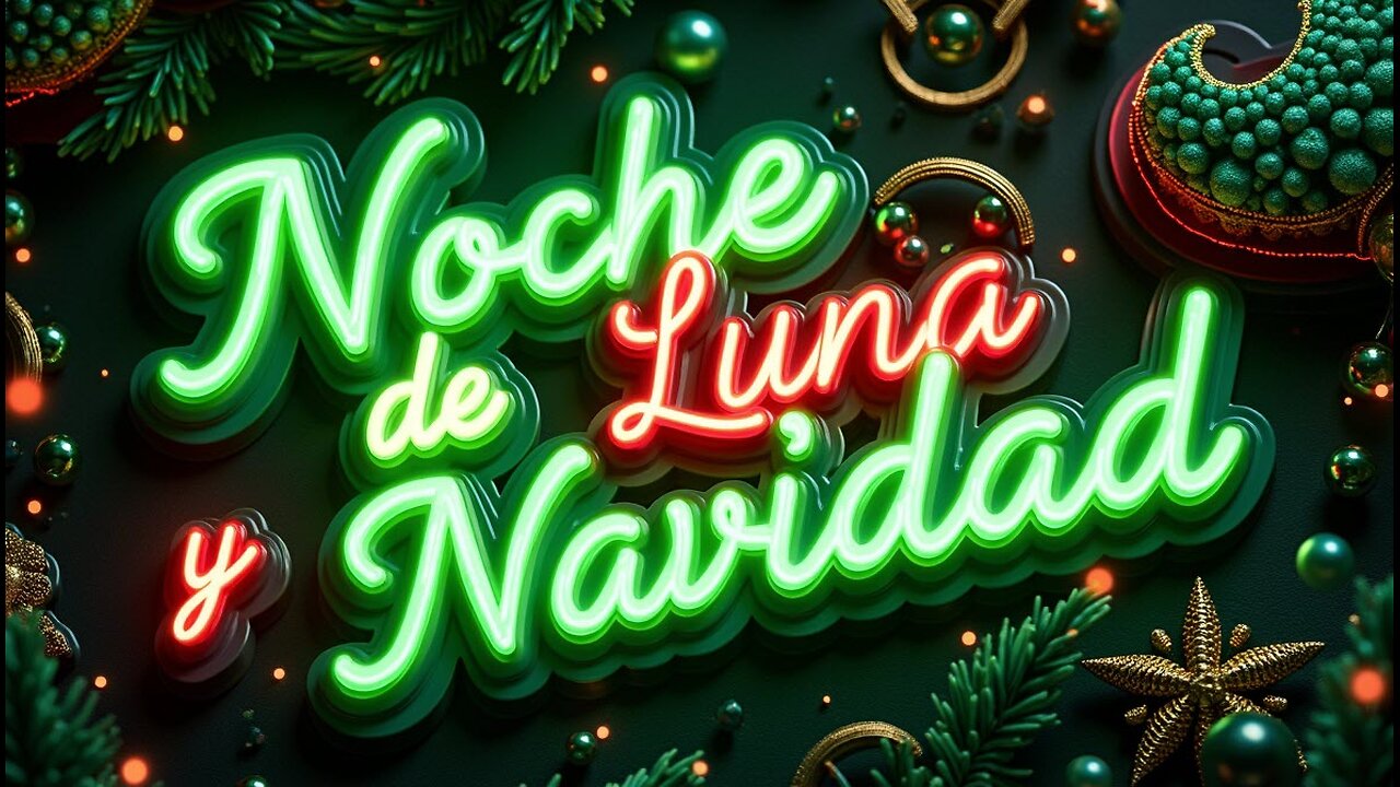 Noche de Luna y Navidad