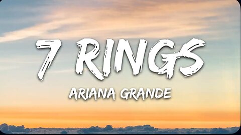 7 Rings - Ariana Grande ( lyrics )