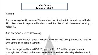 WAR REPORT - FEB 14 2026 - THIS IS HOW 5TH GENERATION WARFARE WORKS