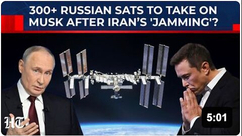 Russia Preps 300+ Satellites After Iran Forces Strike Starlink Hard? Putin's Rassvet Hammer Drops