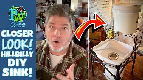Hillbilly Survival Sink 2.0: Upgraded Off-Grid Wash Station!