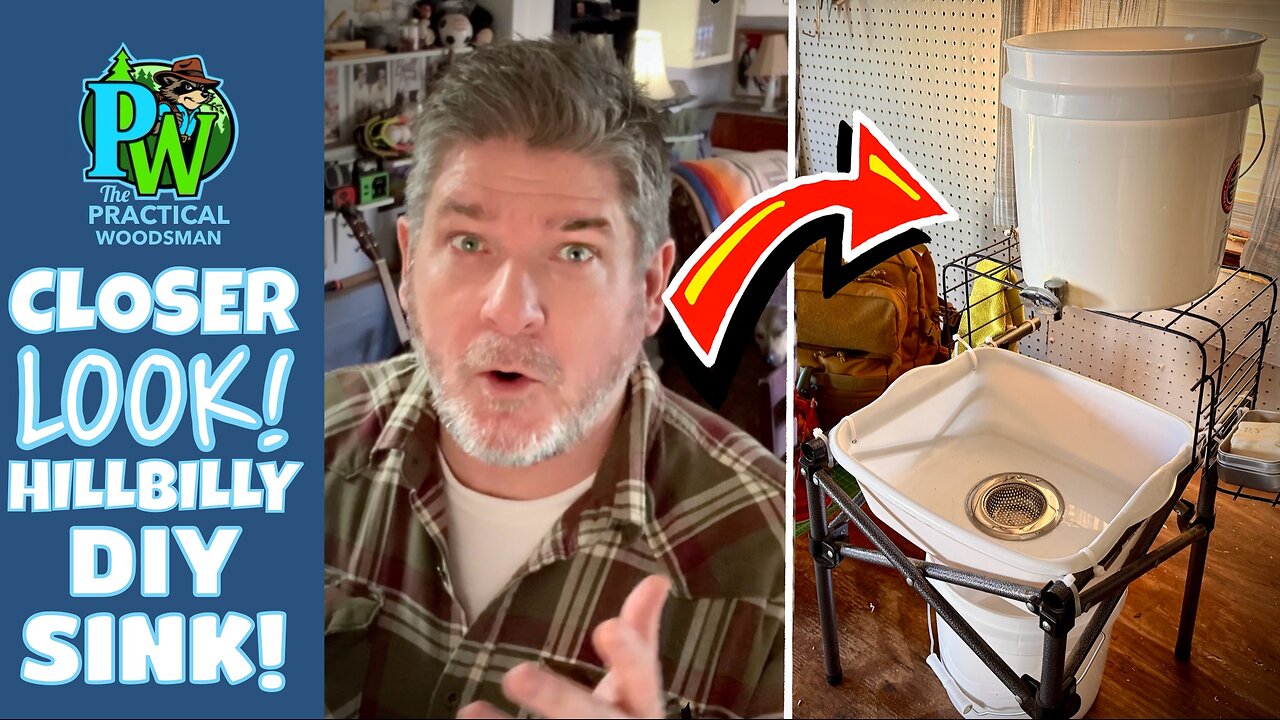 Hillbilly Survival Sink 2.0: Upgraded Off-Grid Wash Station!