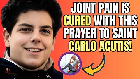PRAY THIS FOR 1 MINUTE AND SEE THE MIRACLE OF HEALING HAPPEN URGENTLY! PRAYER OF SAINT CARLO ACUTIS