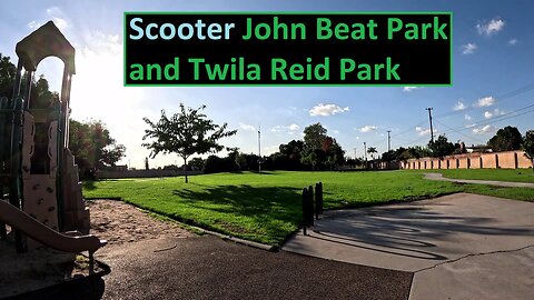 Scooter Ride John Beat Park and Twila Reid Park Orange County