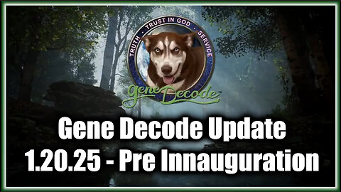 Gene Decode on Charlie Ward 1.20.25 - Pre Inauguration Intel Update